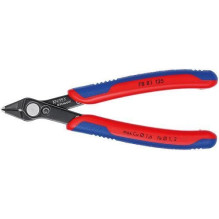 Knipex KNIPEX Knips 78 81 125 electronics pliers (red / blue with opening spring and opening limitation) Knipex KNIPEX Knips 78 81 125 electronics pliers (red / blue with opening spring and opening limitation)