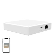 Smart Home Hub - MOES MZHUB ZigBee / Matter / Thread Gateway, 128 Devices, 90 × 90 × 23 mm Smart Home Hub - MOES MZHUB ZigBee / Matter / Thread Gateway, 128 Devices, 90 × 90 × 23 mm