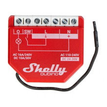 Smart Home Controller - Shelly Qubino Wave1PM 1-Channel Z-Wave 240V AC 16A White Smart Home Controller - Shelly Qubino Wave1PM 1-Channel Z-Wave 240V AC 16A White