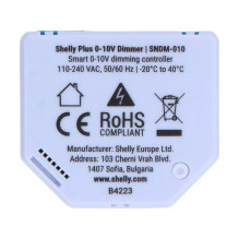 Smart home device - Shelly Plus 0-10V Dimming (WiFi / Bluetooth, adjustable brightness)