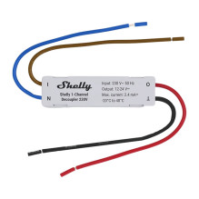 AC Signal Isolator - Shelly 1 Channel Isolator 230 V White