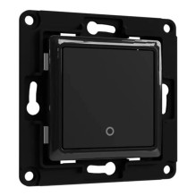 Smart home switch - Shelly Wall Switch 1 Button Dimming Control Black Smart home switch - Shelly Wall Switch 1 Button Dimming Control Black