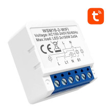 Išmanusis jungiklis - Avatto WSM16-W2 WiFi, 2 kanalai, TUYA Išmanusis jungiklis - Avatto WSM16-W2 WiFi, 2 kanalai, TUYA