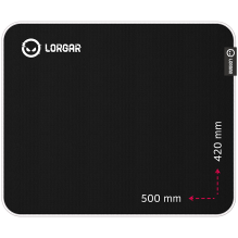 Lorgar Legacer 755, Gaming mouse pad, Ultra-gliding surface, Purple anti-slip rubber base, size: 500mm x 420mm x 3mm, we