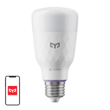 Išmanioji Lempa - Yeelight D1 1300 Liumenų, RGB, 2700K-6500K Spalvų Temperatūra, Balta Išmanioji Lempa - Yeelight D1 1300 Liumenų, RGB, 2700K-6500K Spalvų Temperatūra, Balta