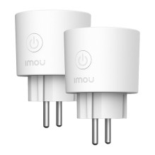 Išmanusis Kištukas - IMOU CE2P, 2 Vnt., Matter, 2,4 GHz Wi‑Fi, 3 680 W / 16 A, Energijos Stebėjimas Išmanusis Kištukas - IMOU CE2P, 2 Vnt., Matter, 2,4 GHz Wi‑Fi, 3 680 W / 16 A, Energijos Stebėjimas