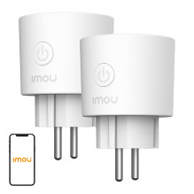 Smart Plug - IMOU CE2P, 2 Pcs., Matter, 2.4 GHz Wi-Fi, 3,680 W / 16 A, Energy Monitoring