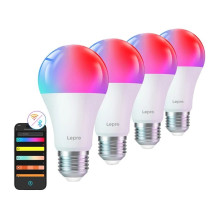 Išmanioji LED lemputė - LEPRO B2-4 Wi‑Fi, 1 100 lm, 4 vnt. Rinkinys Išmanioji LED lemputė - LEPRO B2-4 Wi‑Fi, 1 100 lm, 4 vnt. Rinkinys