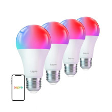 Smart LED bulb - LEPRO B2-4 Wi-Fi, 1,100 lm, 4-piece set