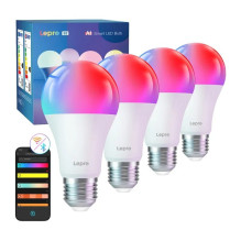 Išmanioji LED lemputė - LEPRO B2-4 Wi‑Fi, 1 100 lm, 4 vnt. Rinkinys Išmanioji LED lemputė - LEPRO B2-4 Wi‑Fi, 1 100 lm, 4 vnt. Rinkinys