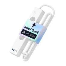Išmanusis Maitinimo Šakotuvas - Meross MSP844 4 AC Lizdai, 2 USB-A, 2 USB-C, Matter, Balta Išmanusis Maitinimo Šakotuvas - Meross MSP844 4 AC Lizdai, 2 USB-A, 2 USB-C, Matter, Balta