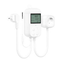 Smart Thermostat - Meross MTS960HK Thermostatic Plug Connector, -30°C to 110°C, White Smart Thermostat - Meross MTS960HK Thermostatic Plug Connector, -30°C to 110°C, White