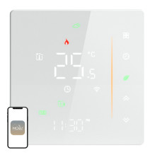 Smart Thermostat - MOES WHT-006-GB-WH "Wi-Fi" For Electric Heating White