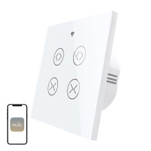 Smart Curtain Switch - MOES WRS-EUC2-WH-MS White