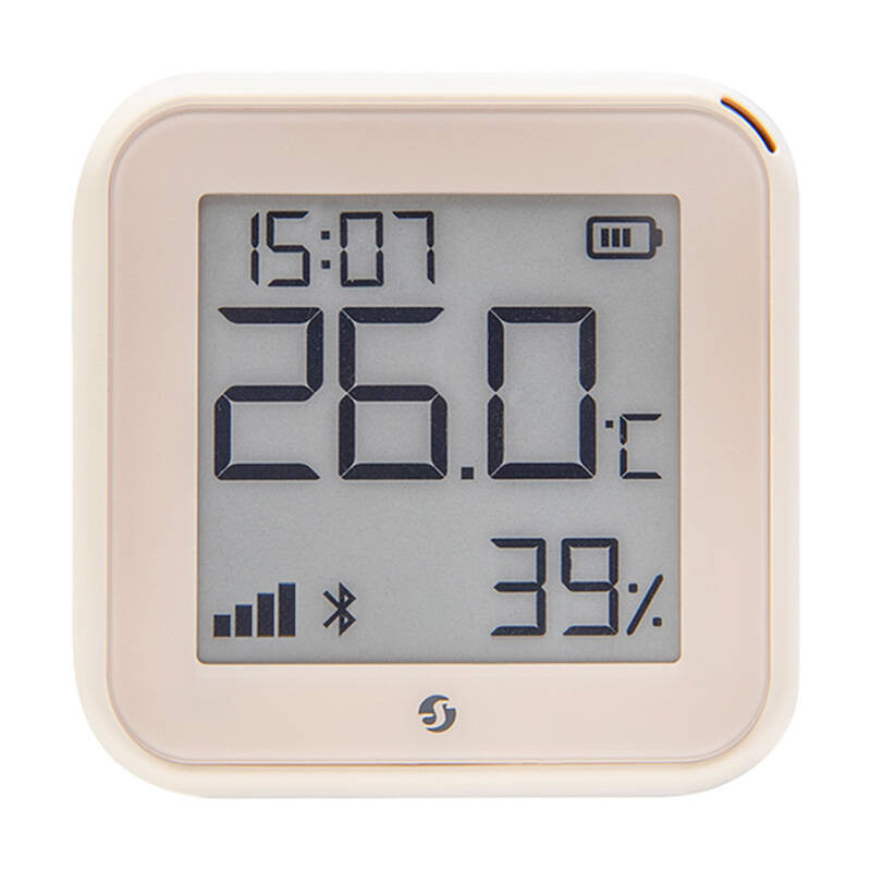 Išmanusis namų jutiklis - Shelly H&amp;T Gen3 Wi-Fi temperatūros ir drėgmės jutiklis baltas