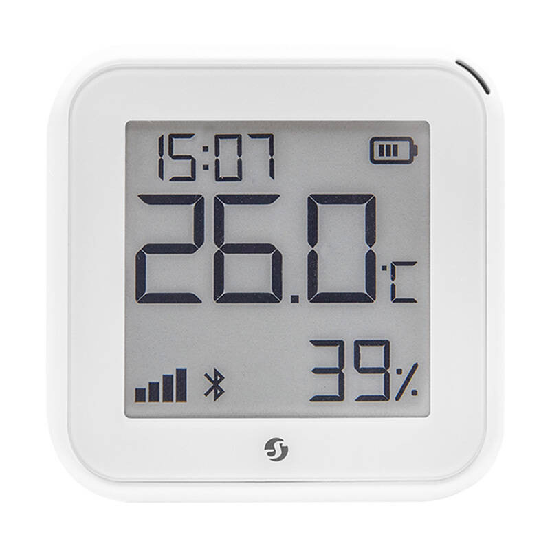 Išmanusis namų jutiklis - Shelly H&amp;T Gen3 Wi-Fi temperatūros ir drėgmės jutiklis baltas