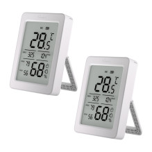 Temperatūros Ir Drėgmės Jutiklis - Sonoff SNZB-02DR2 AirGuard TH, 2 Vienetai