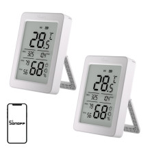 Temperature and Humidity Sensor - Sonoff SNZB-02DR2 AirGuard TH, 2 Units