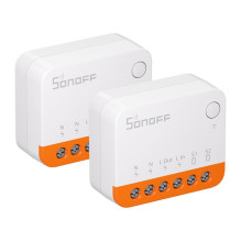 Smart Switch - Sonoff MINIR4 2 Pcs. 100-240 V 10 A Wi-Fi 39.5 × 33 × 16.8 mm