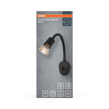 Osram GU10 black wall-mounted night light Osram GU10 black wall-mounted night light