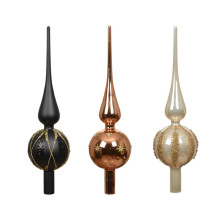 Christmas tree topper Decoris 170254, various colours, glass