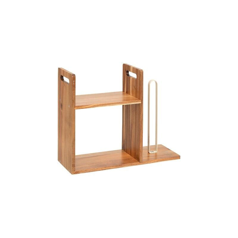 SHELF WITH PAPER TOWEL HOLDER