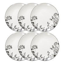 DESSERT PLATE FLORAL 20CM