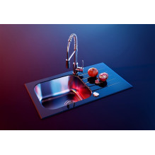 SINK GLAM 20 WITH MIXER TAP BLACK COLOR SINK GLAM 20 WITH MIXER TAP BLACK COLOR