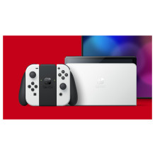 Nintendo Switch OLED nešiojama žaidimų konsolė Nintendo Switch OLED nešiojama žaidimų konsolė