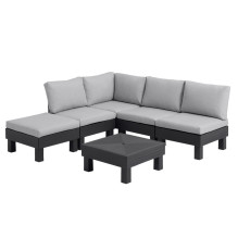 Keter 257361 lauko baldų komplektas, juodas granitas