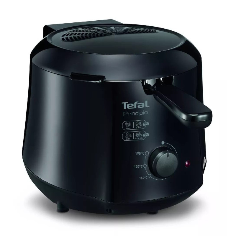 Tefal Principio Single 1.2 L Stand-alone 1000 W Deep fryer Black