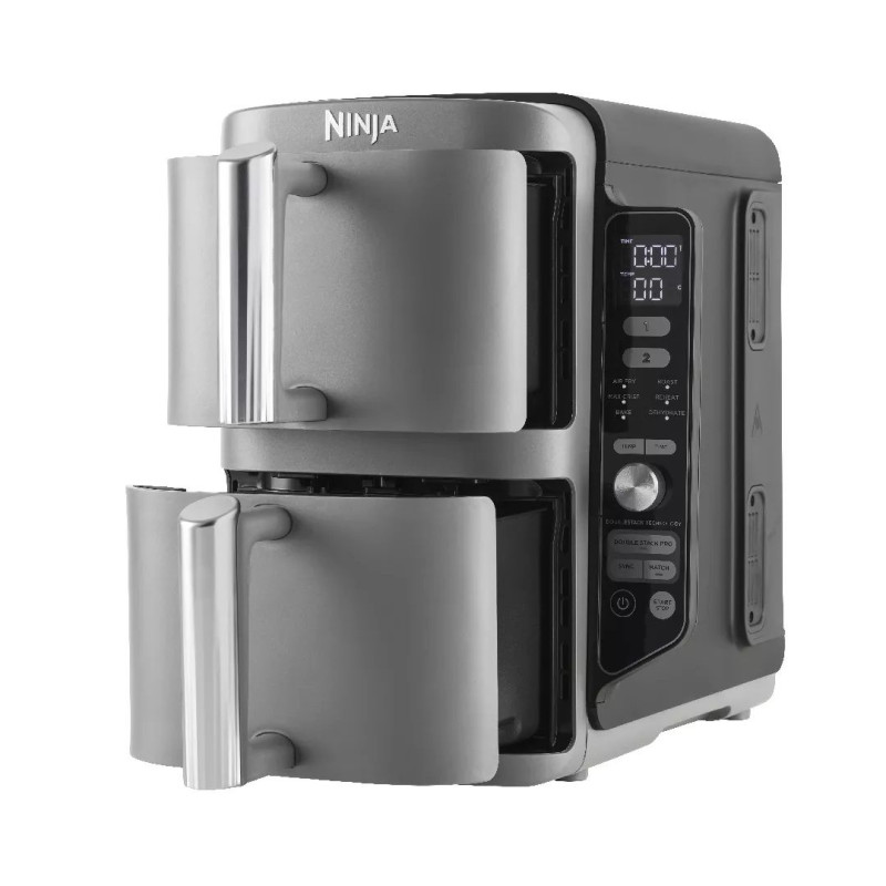 Ninja SL400EU fryer Double 9.5 L 2470 W Hot air fryer Black Grey