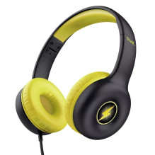 Trust Nouna Headset Wired Head-band Calls / Music Black Yellow
