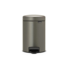 Brabantia 113246 trash can 3 L Round Platinum