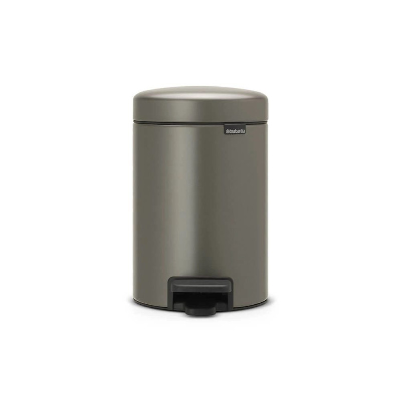 Brabantia 113246 trash can 3 L Round Platinum