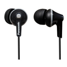 Panasonic RP-HJE125E-K ausinės Laidinės Į ausis Įdedamos muzikos grotuvo ausinės Juodos