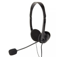 Gembird MHS-123 headphones / headset Wired Head-band Calls / Music Black
