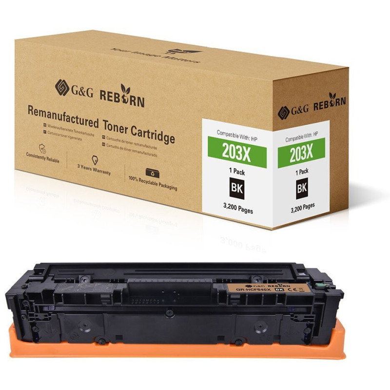 Toner G&amp;G G&amp;G GR-HCF540X toner cartridge 1 pc. Replacement Black