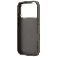GUESS case for IPHONE 18 Pro / 17 Pro (4G &amp; Big Strass Logo) brown