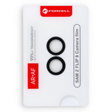 Samsung Z Flip 8 Forcell Premium kameros stiklas, juodas