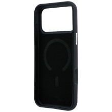 BMW case for IPHONE 18 Pro Max / 17 Pro Max compatible with MagSafe (Sign Deboss Quilted Metal Logo) burgund