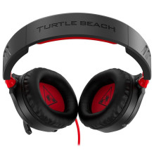 Wired headphones Jack 3,5 mm with microphone Turtle Beach Recon 70N red and black