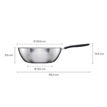 Frying pan Fiskars Functional Form 1072313, 28 cm