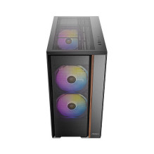Mid FLUX Rear ATX / M-ATX / M-ITX Unspecified BK Retail Midi / Minitower ATX