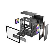 Mid FLUX Rear ATX / M-ATX / M-ITX Unspecified BK Retail Midi / Minitower ATX