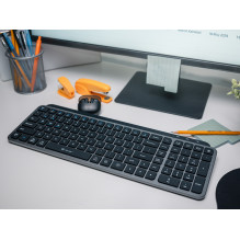 Tracer 47843 STONE RF Wireless Keyboard, Black / Grey