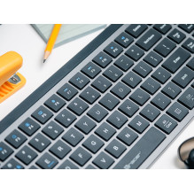 Tracer 47843 STONE RF Wireless Keyboard, Black / Grey