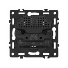 Kištukinis lizdas su USB A+C jungtimis Feelspot FSKL1A1CB, 20W, juodas Kištukinis lizdas su USB A+C jungtimis Feelspot FSKL1A1CB, 20W, juodas