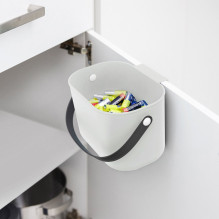 Waste Container - ROTHO Albula 3.2L with Hanging Hole White Waste Container - ROTHO Albula 3.2L with Hanging Hole White