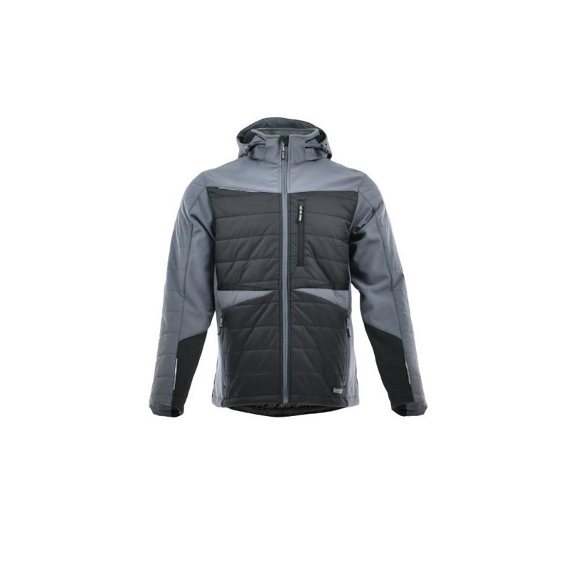 Work jacket Sara Workwear Comfort, black / grey, XL size